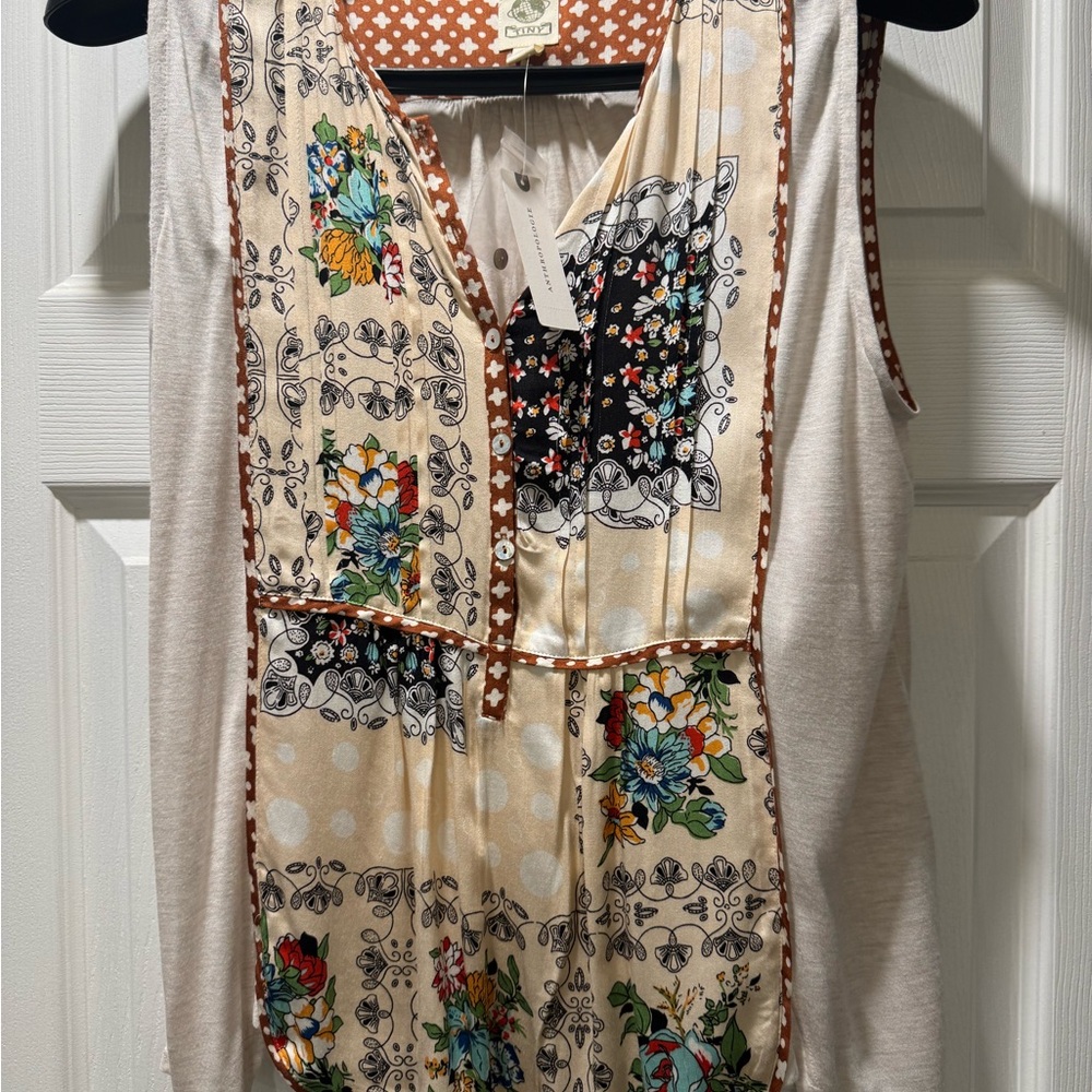 Anthropologie M Bohemian top  NWT